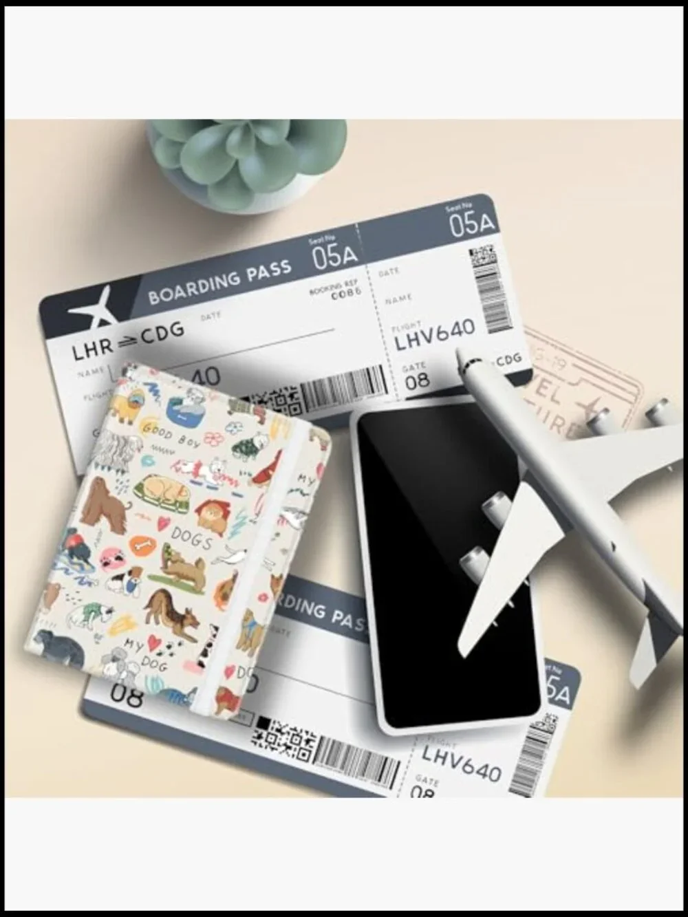 Premium Passport Holder RFID Blocking Leather Compact Travel Wallet for Women